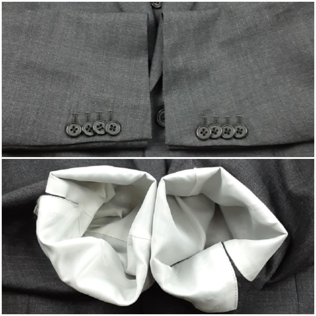 U*R様 美品◎ロロピアーナ 3ピーススーツ グレー 灰 オーストラリアンメリノ