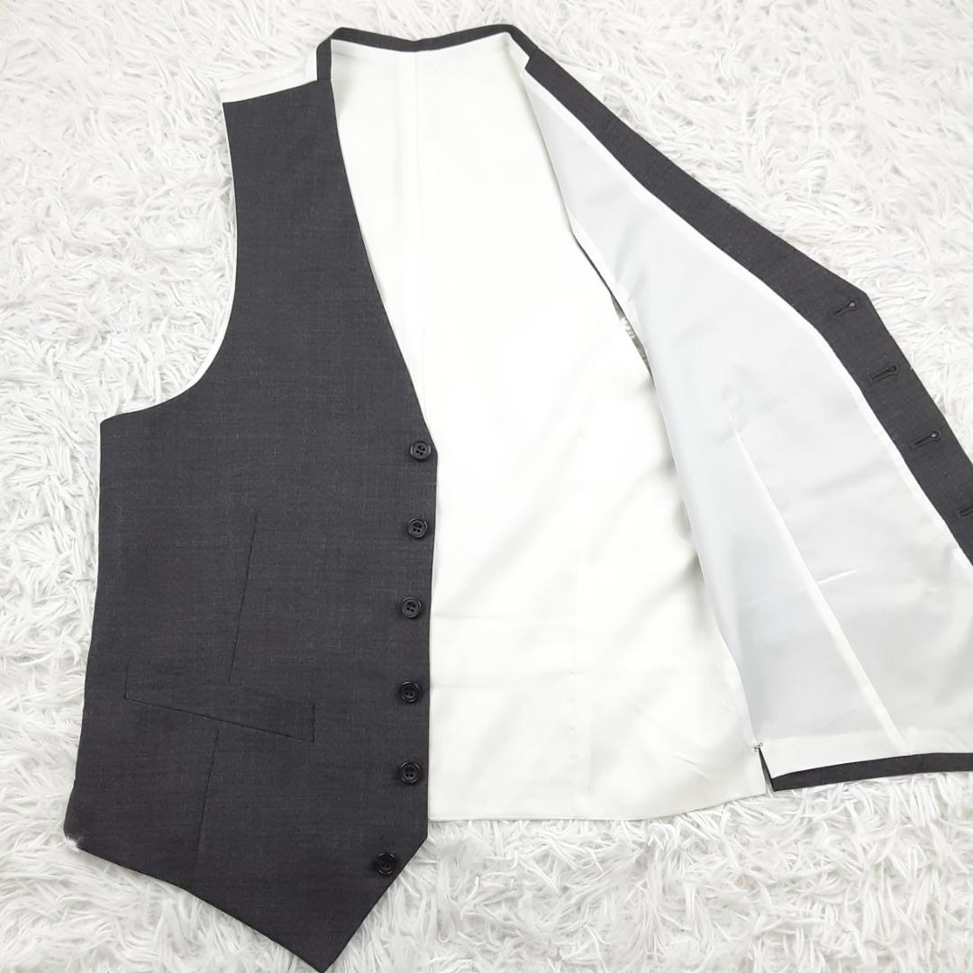 U*R様 美品◎ロロピアーナ 3ピーススーツ グレー 灰 オーストラリアンメリノ