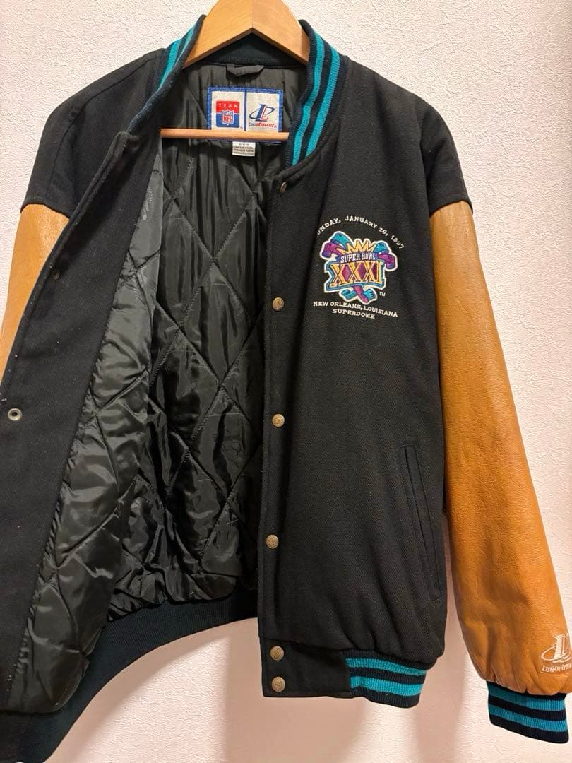 90s NFL SUPER BOWL LOGOATHLETIC スタジャン