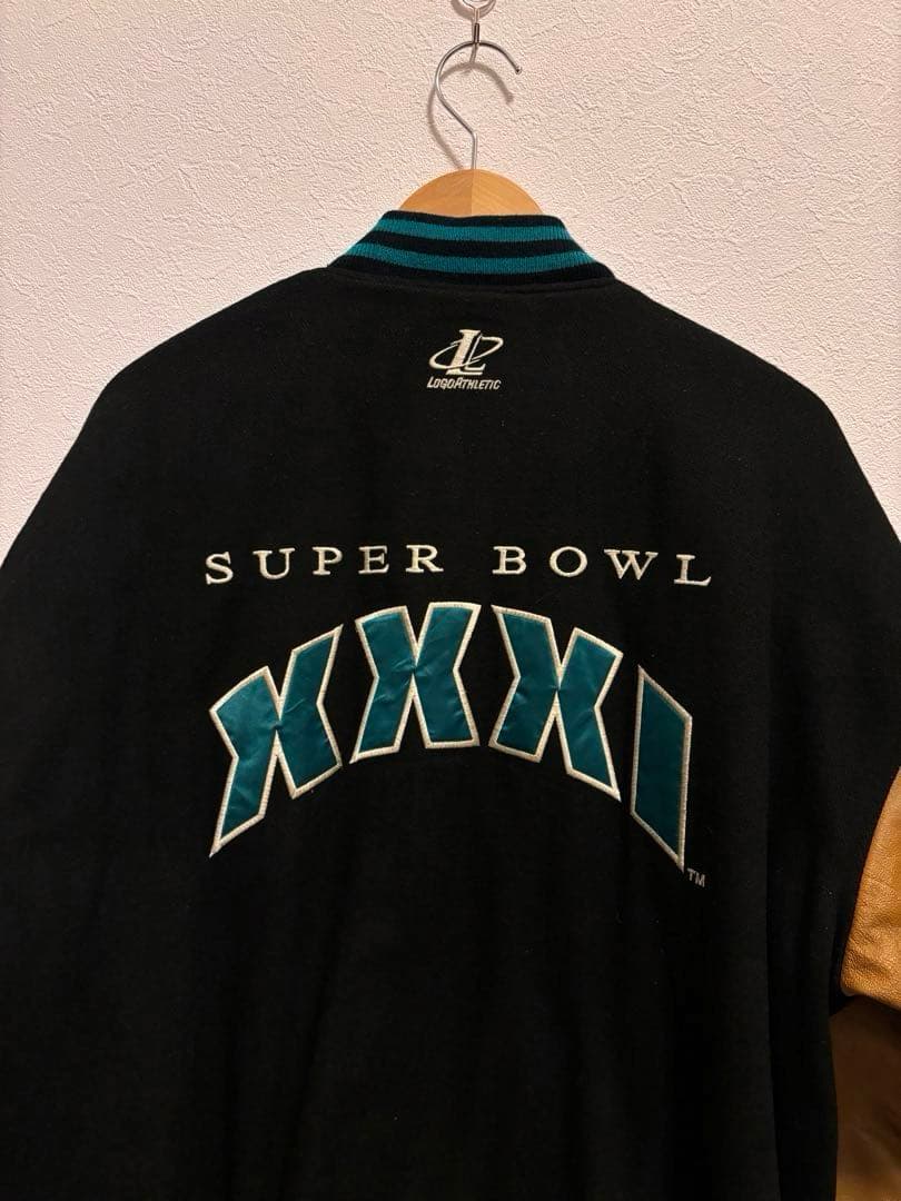 90s NFL SUPER BOWL LOGOATHLETIC スタジャン