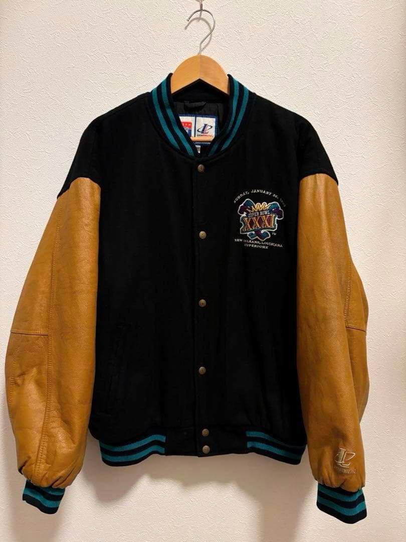 90s NFL SUPER BOWL LOGOATHLETIC スタジャン