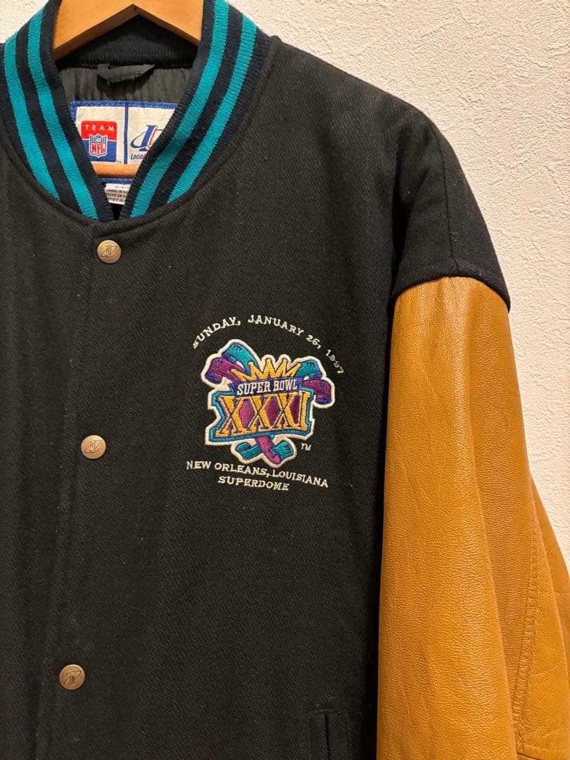90s NFL SUPER BOWL LOGOATHLETIC スタジャン