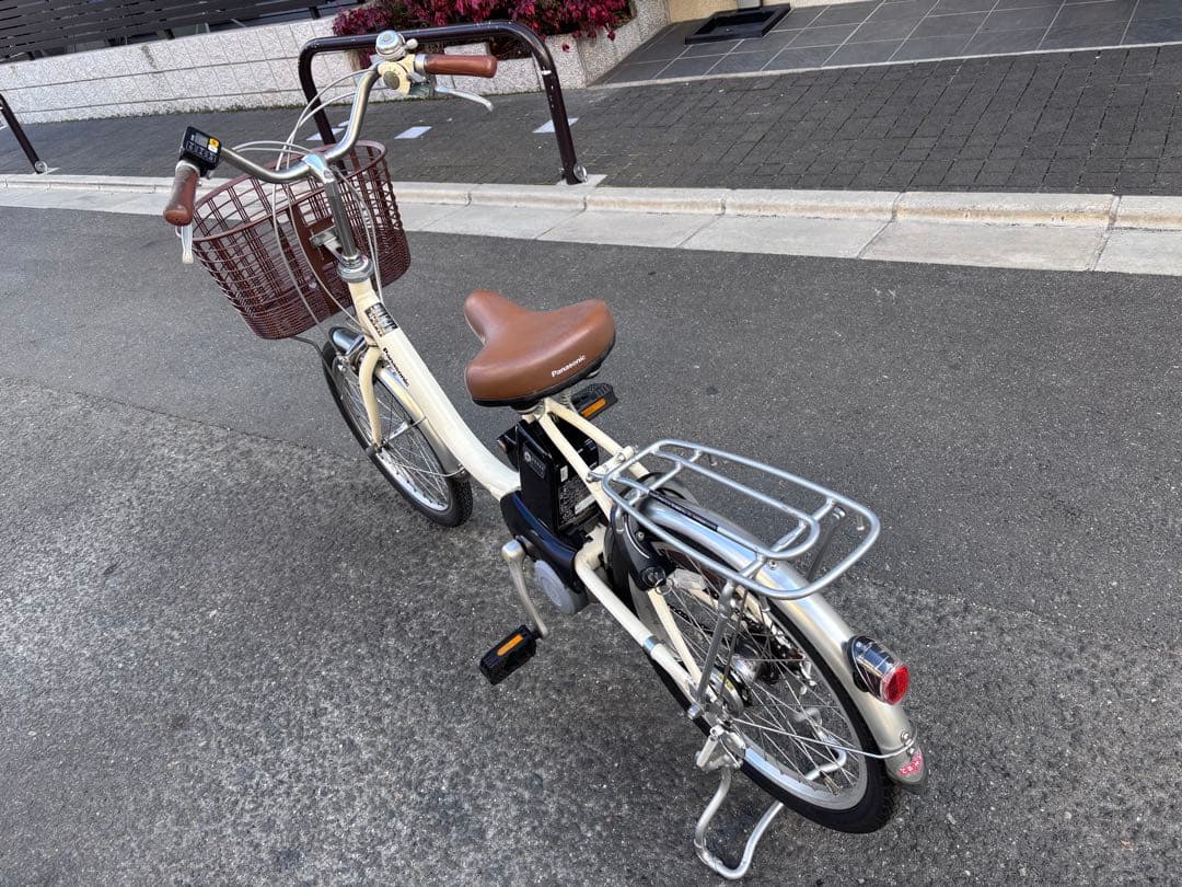Panasonic mini電動アシスト自転車 アイボリー