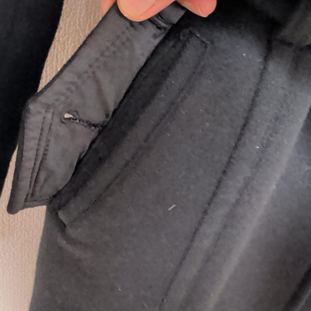 BURBERRY BLUE LABEL ブラック ピーコート