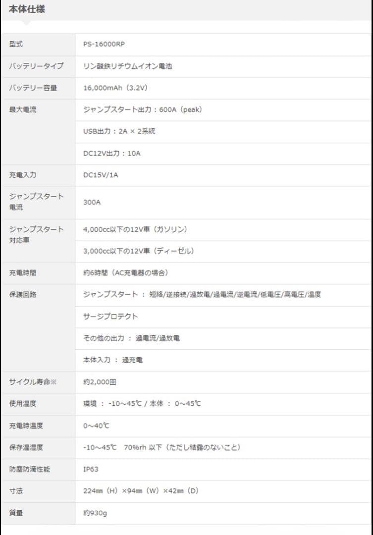 ★★未使用！送料無料！日立　ポータブルパワーソース　PS-16000RP★★