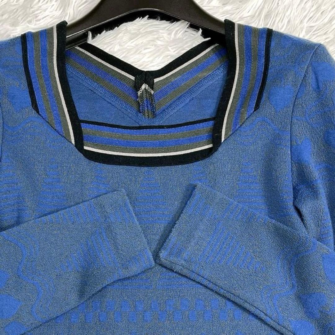 ★Vivienne Westwood★総柄 スペードハート柄 ニットワンピース2