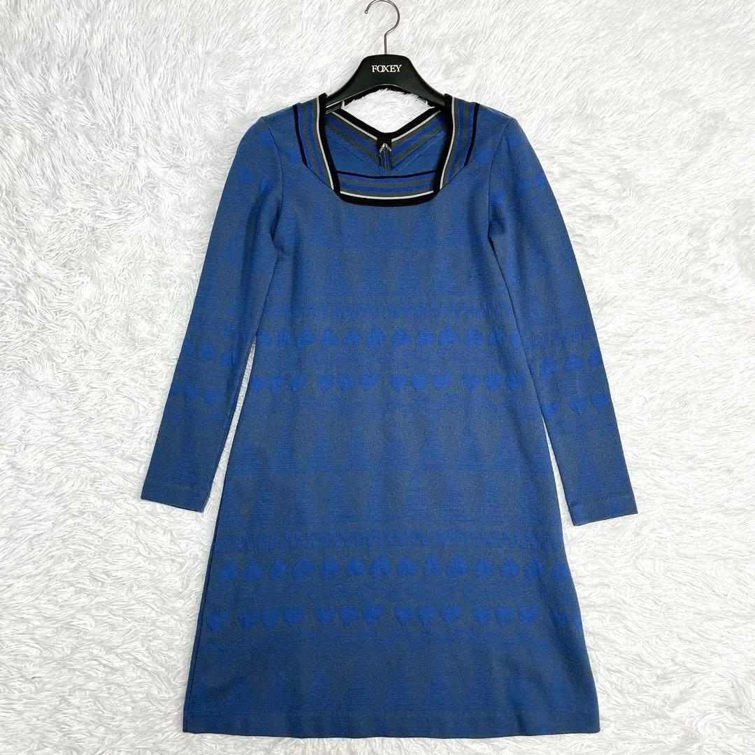 ★Vivienne Westwood★総柄 スペードハート柄 ニットワンピース2