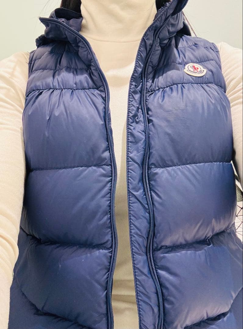 MONCLER ネイビー ダウンベスト140