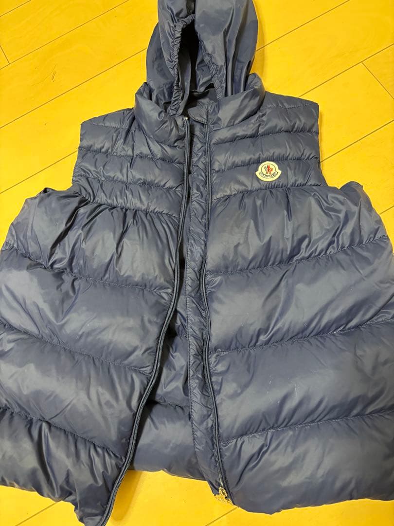 MONCLER ネイビー ダウンベスト140