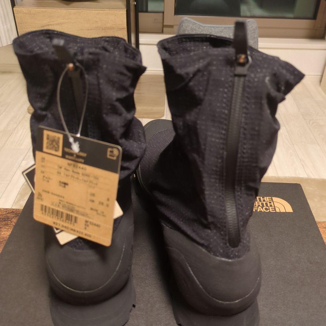 TNF GORE-TEX ブラックレインブーツ NF52440 　26センチ