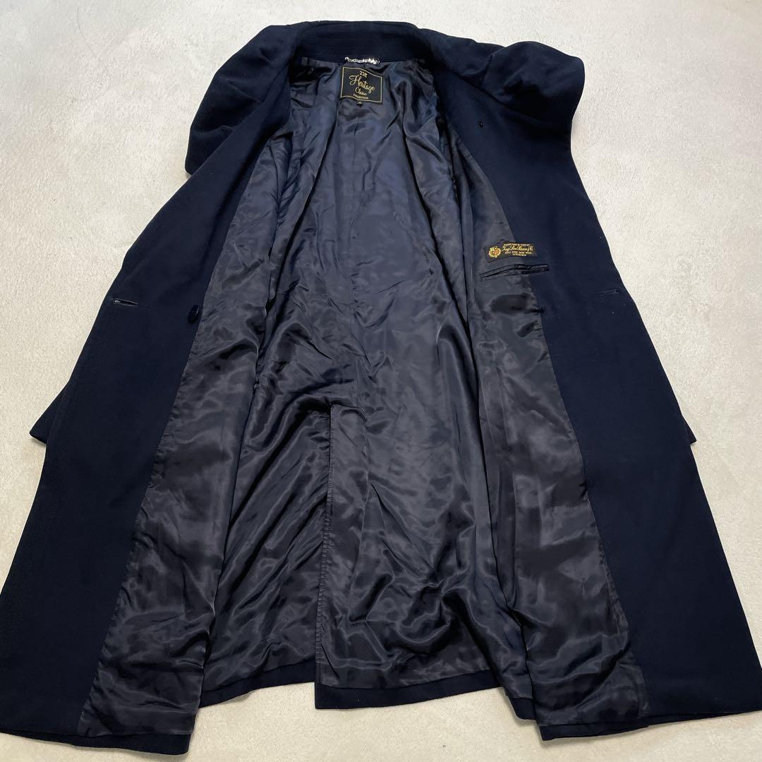 23区 ロロピアーナ ショールカラーウールコート 48 大きいサイズ 女優襟