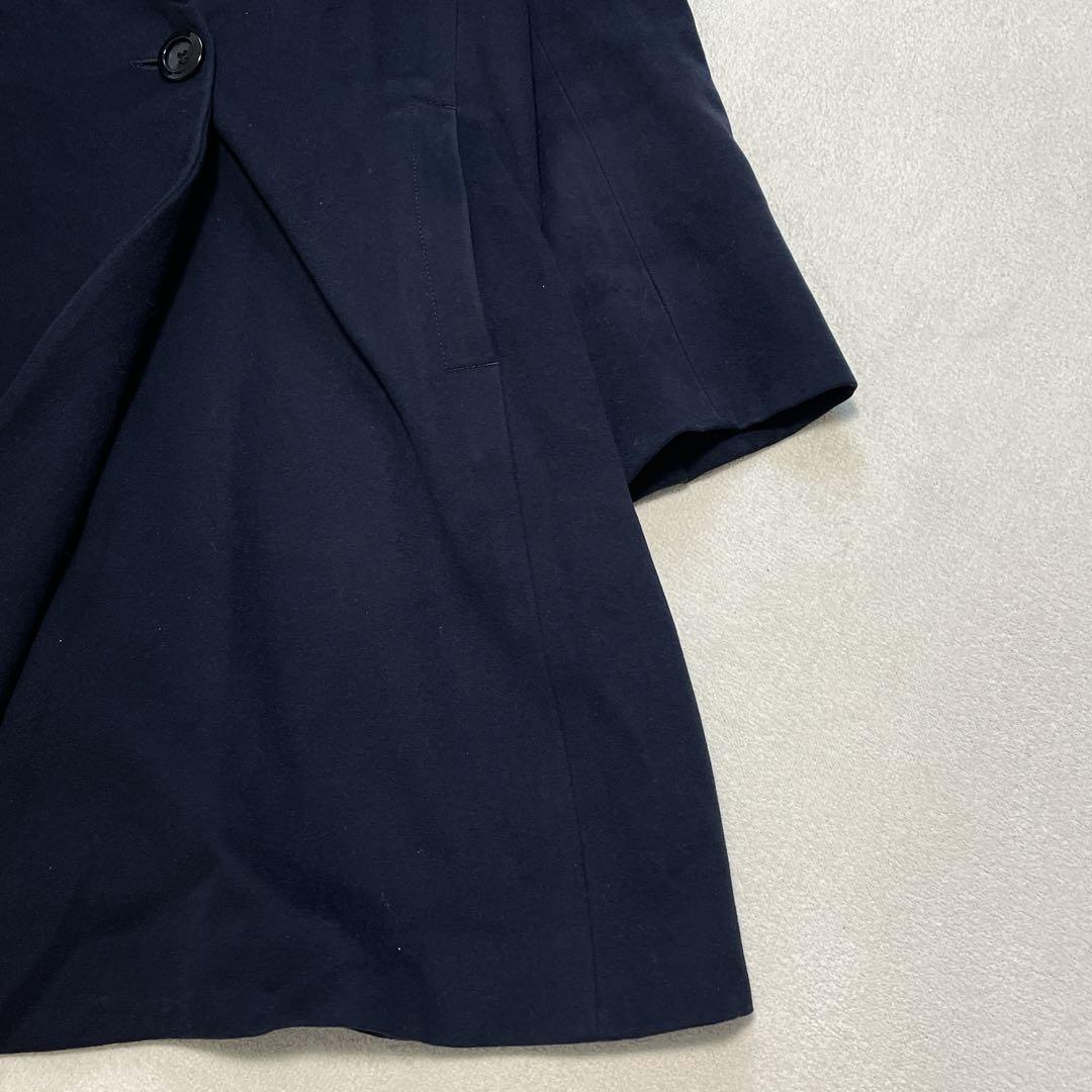 23区 ロロピアーナ ショールカラーウールコート 48 大きいサイズ 女優襟