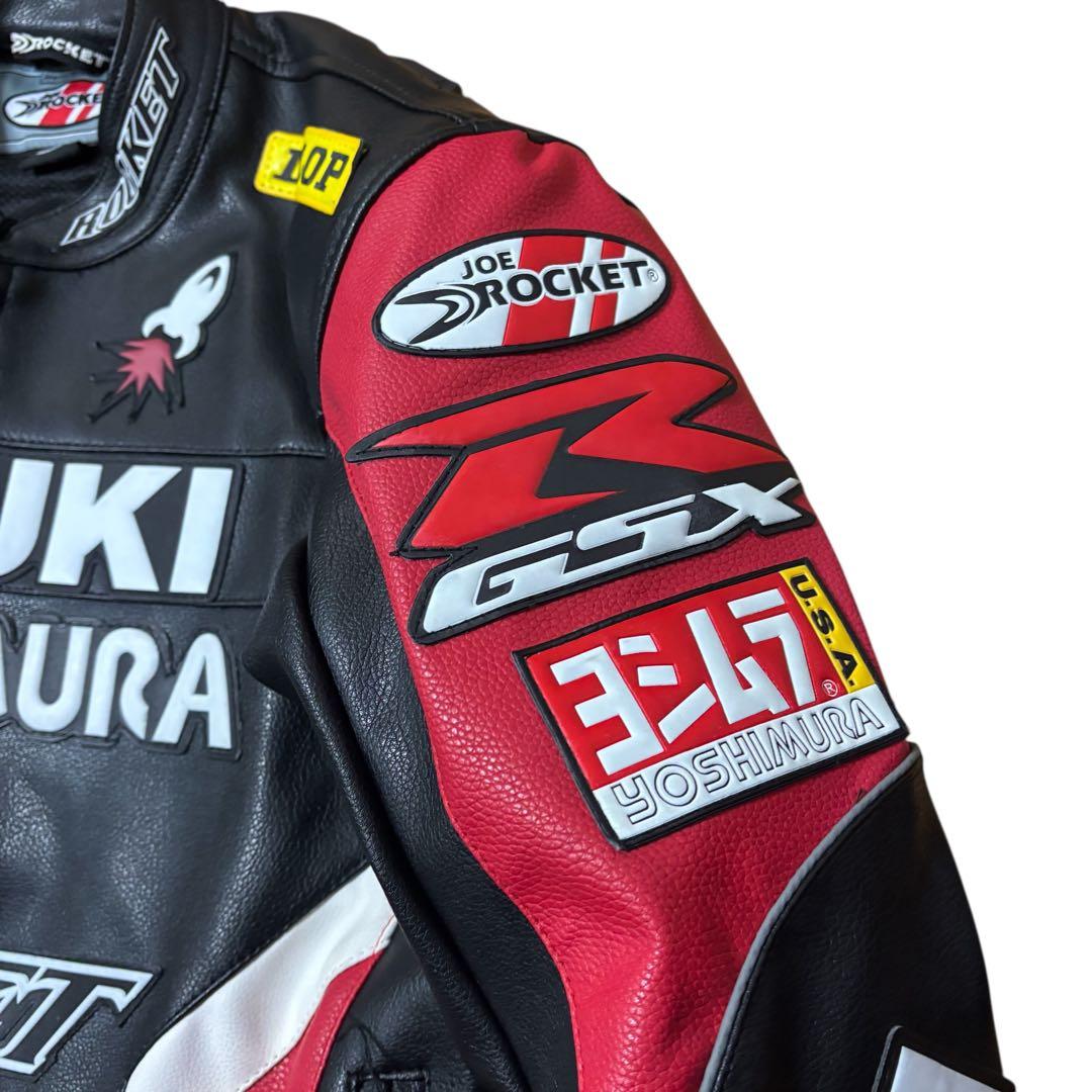 Joe Rocket SUZUKI ライダース レザージャケット M