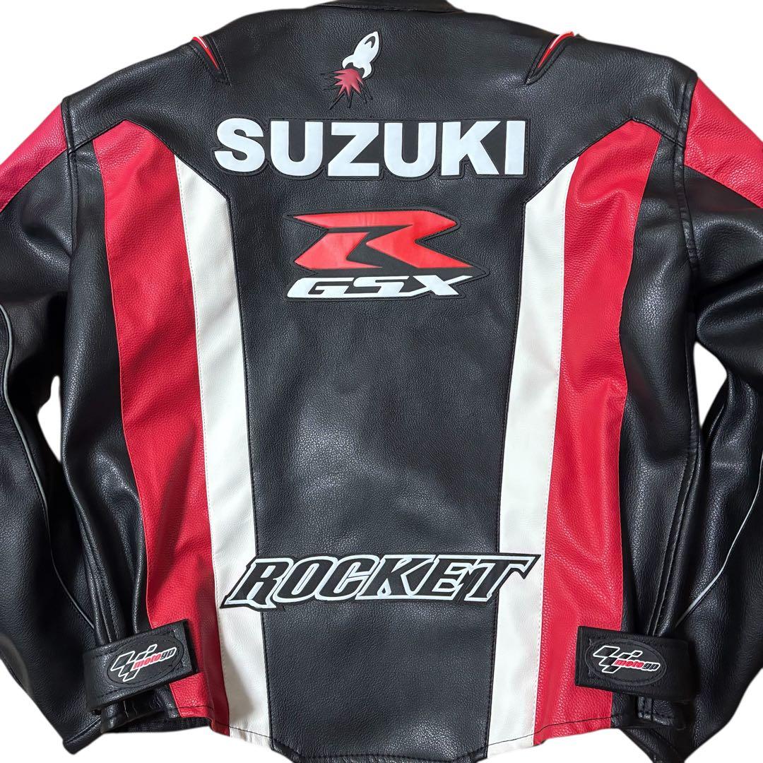 Joe Rocket SUZUKI ライダース レザージャケット M