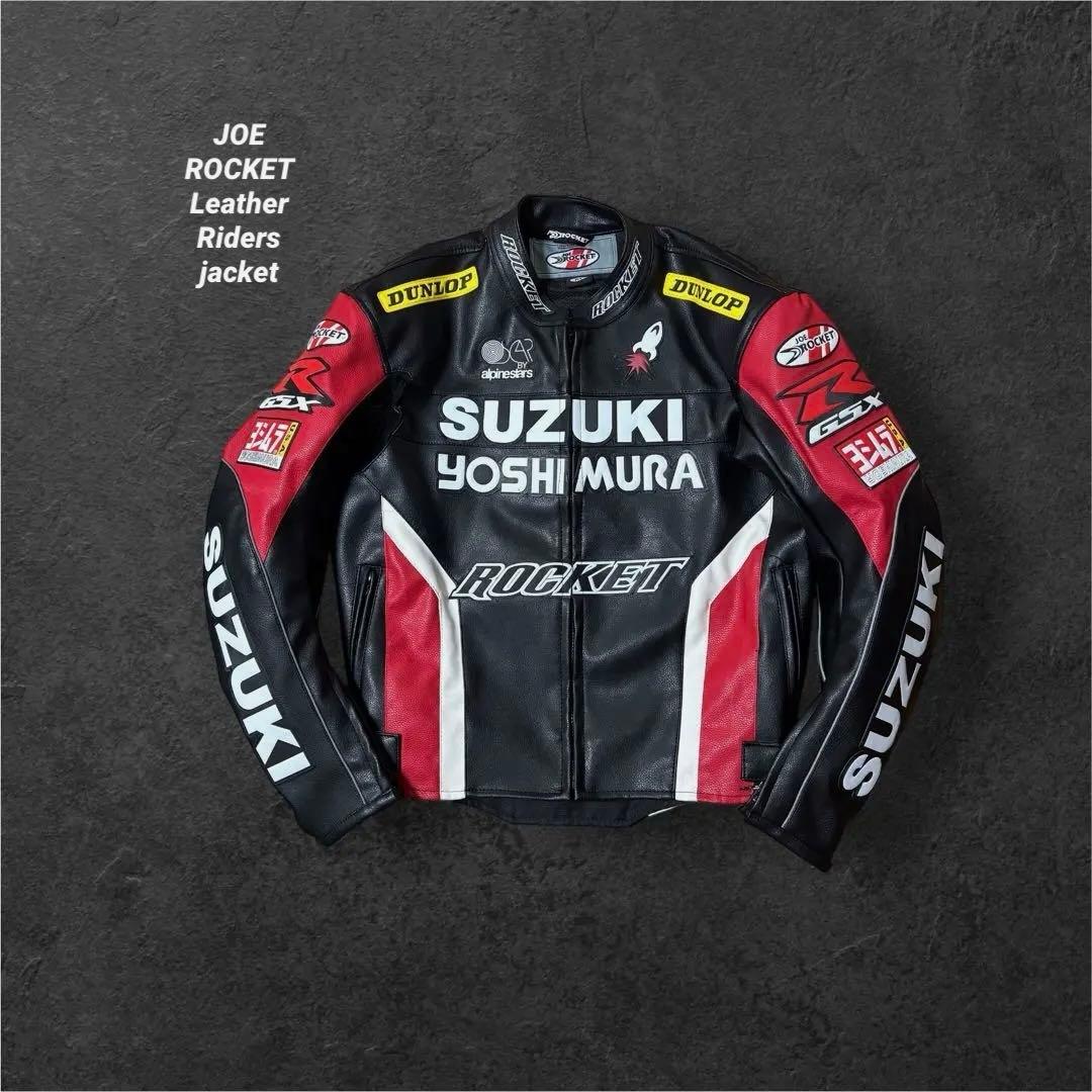 Joe Rocket SUZUKI ライダース レザージャケット M