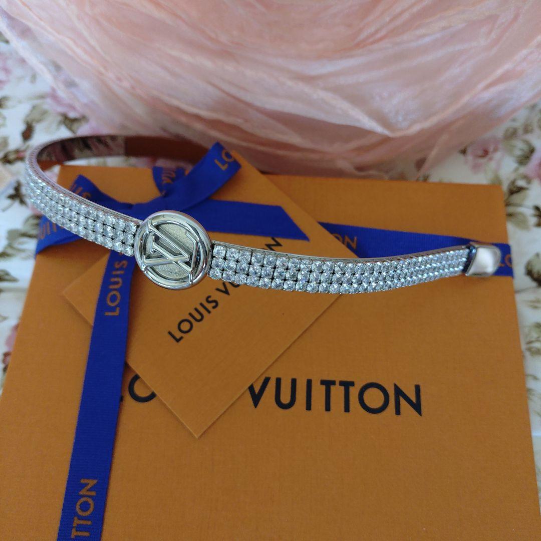 ヘッド　バンド　LV アイコニック　ストラス