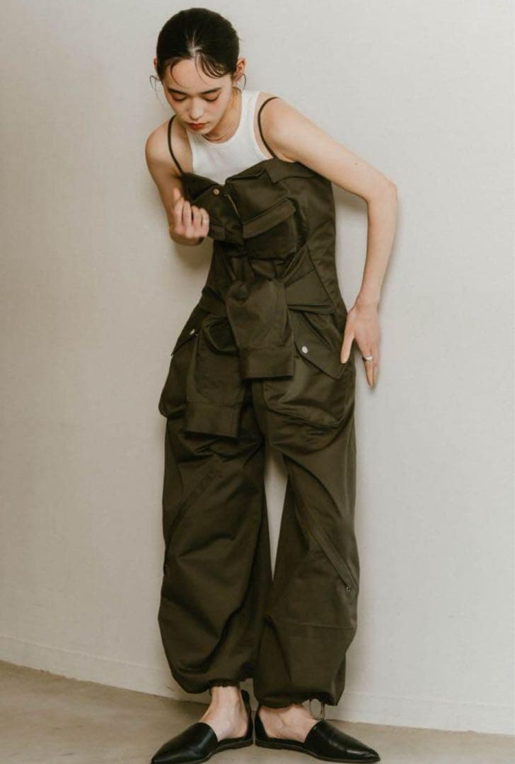 サロペット・オーバーオール・オールインワン knuth marf 2way front cross all in one