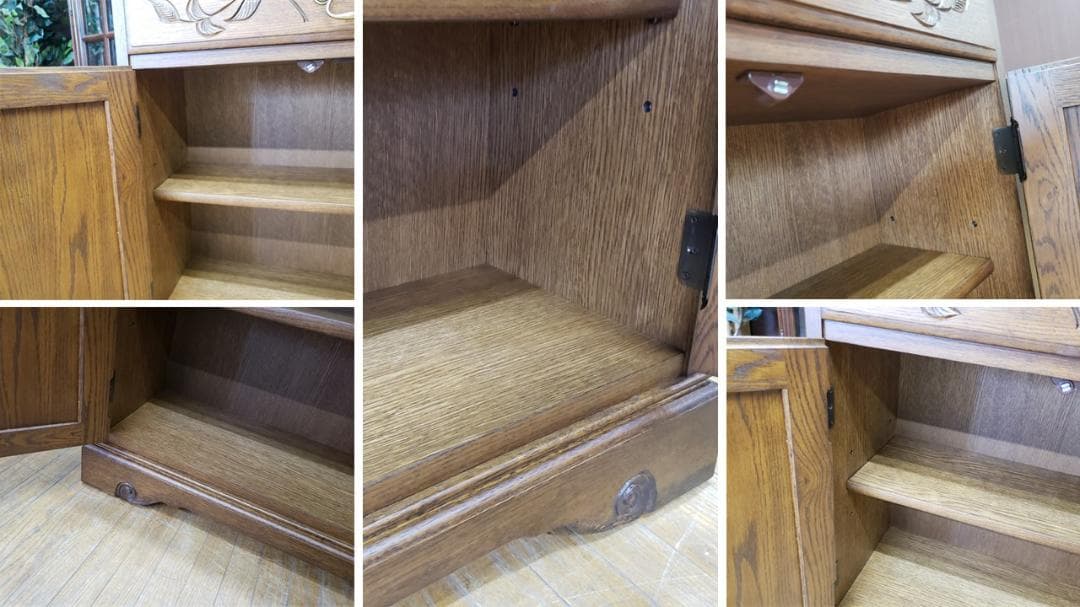 タマ@@　F34　美品　葉山クラシック 開き戸 サイドボード