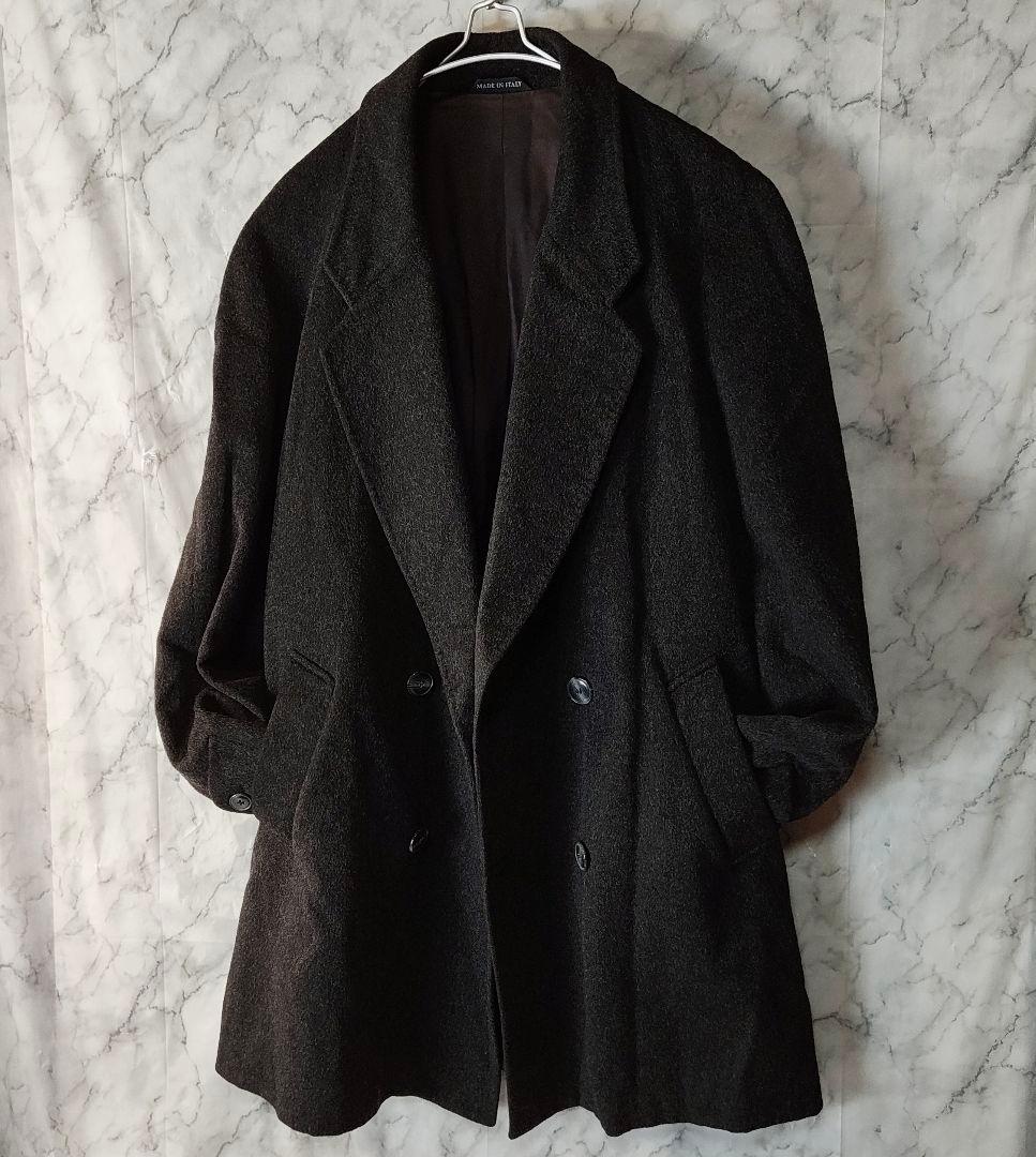 【R&D Marini】美品 カシミヤ100% タブルブレストチェスターコート