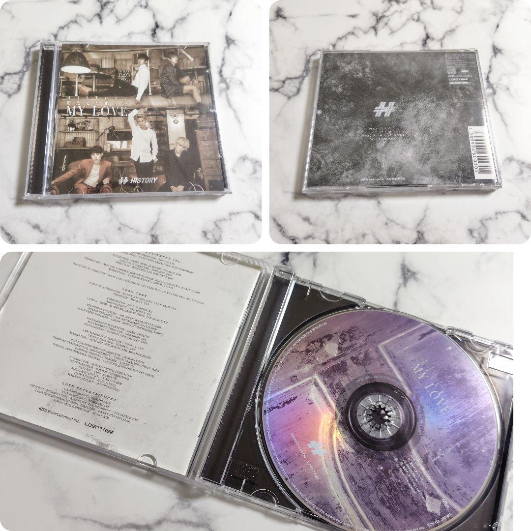 韓国★HISTORY/ヒストリー『消えてしまったMY LOVE』CD３枚★中古