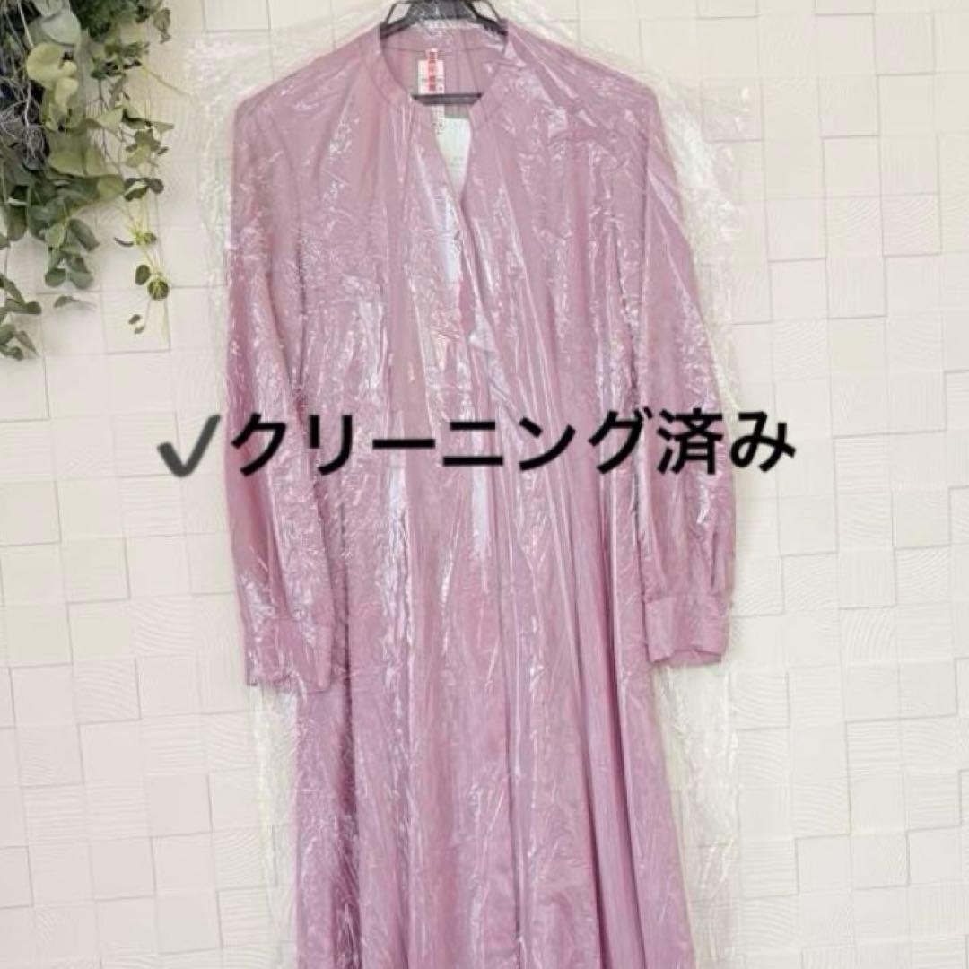 美品 ANAYI アナイ 上質ウールフレアワンピース 38 【クリーニング済】