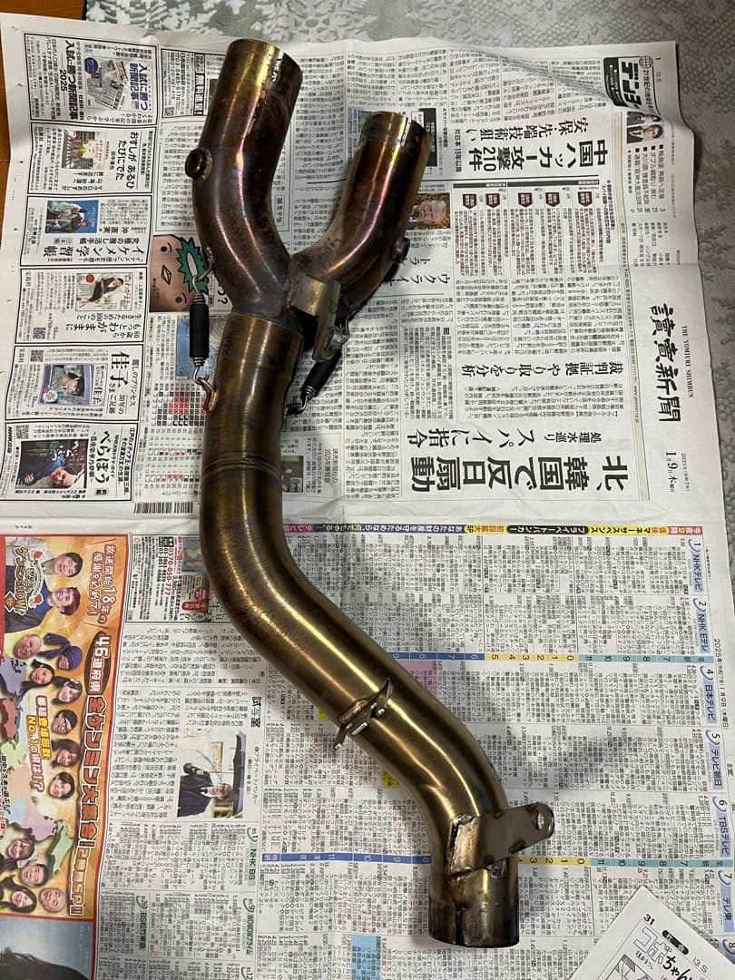 YZF R1 MIVV リンクパイプ　アクラポビッチ風マフラーセット