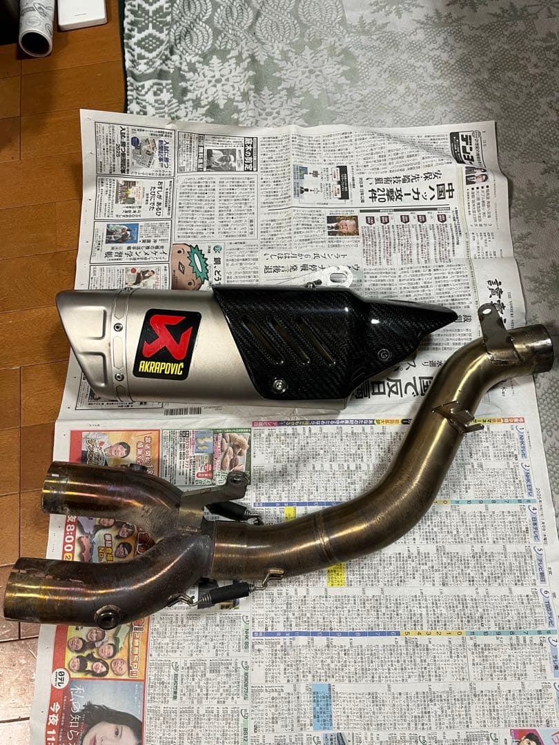 YZF R1 MIVV リンクパイプ　アクラポビッチ風マフラーセット