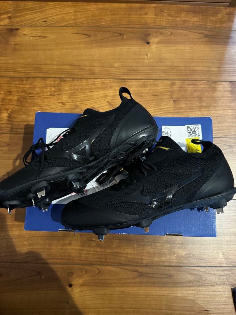 Mizuno 黒 野球スパイク 新品 ミズノプロ ライトレボ