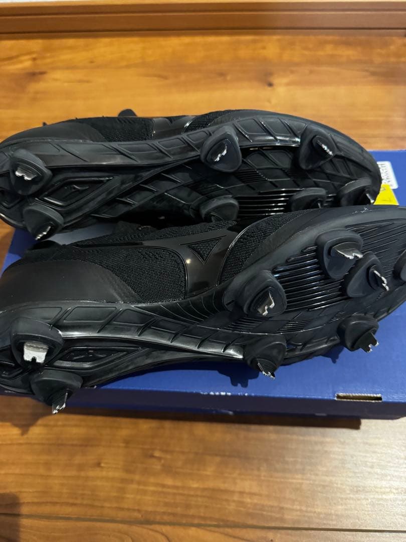 Mizuno 黒 野球スパイク 新品 ミズノプロ ライトレボ