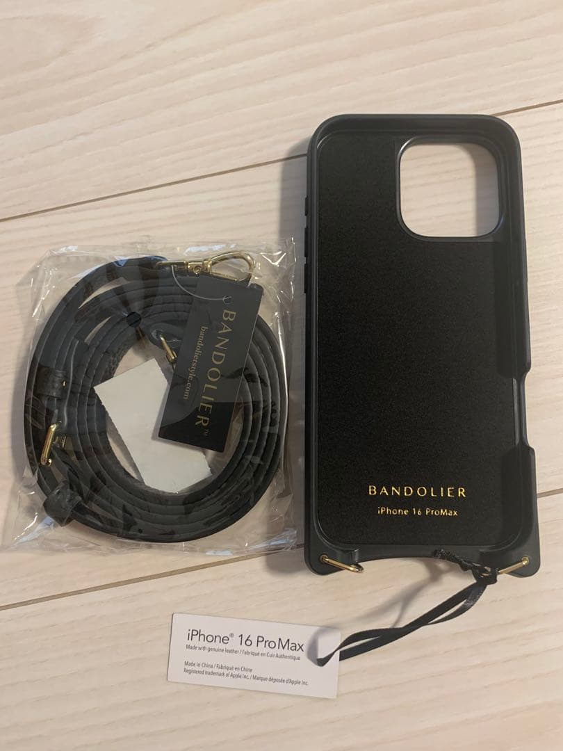 BANDOLIER iPhone 16 ProMax ケース 保護フィルム付き