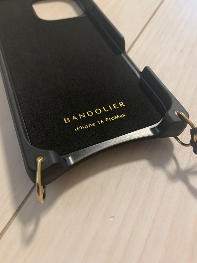 BANDOLIER iPhone 16 ProMax ケース 保護フィルム付き