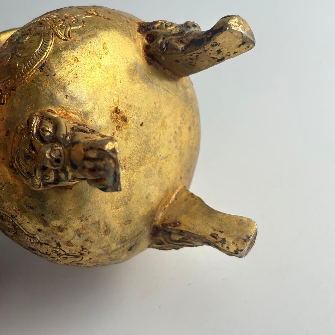 中国　香炉 銅造 銅器