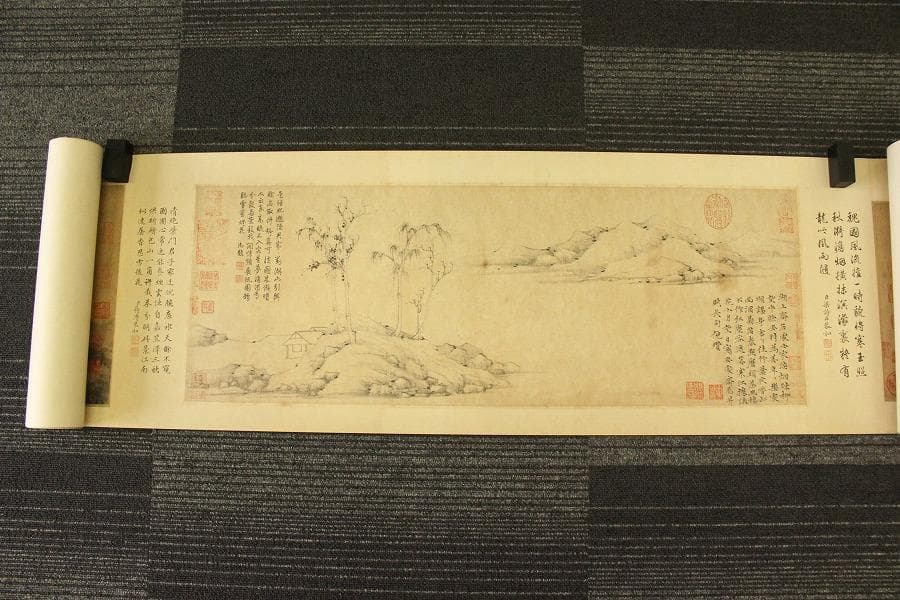 中国美術 元人集錦巻 元 ニ玄社 模写 工藝(LC915)