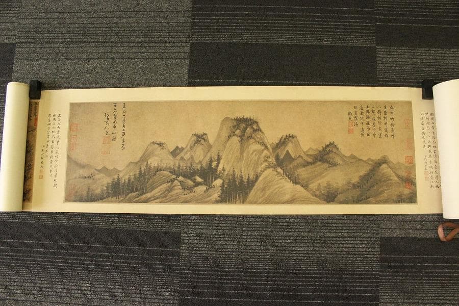 中国美術 元人集錦巻 元 ニ玄社 模写 工藝(LC915)