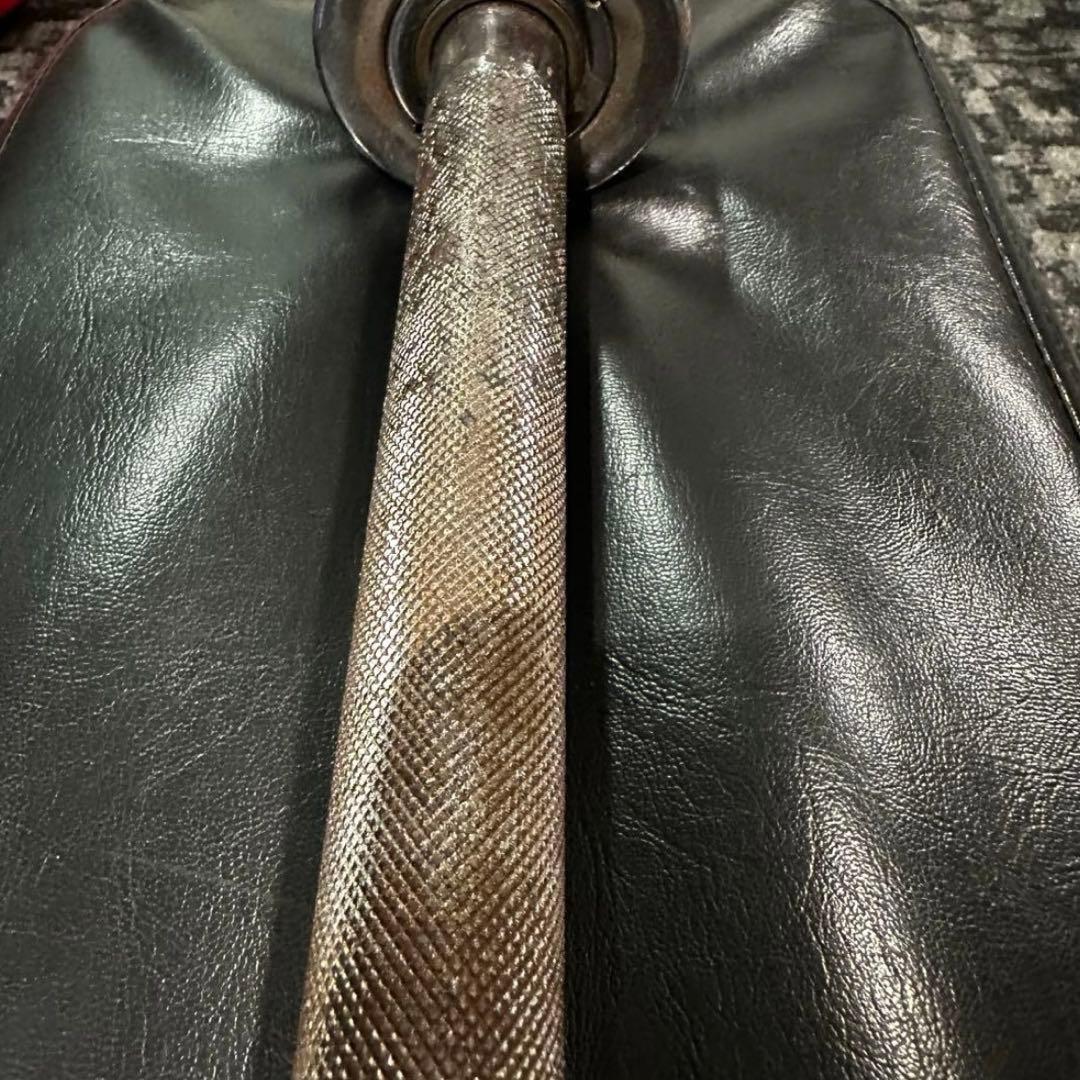 高級 50mm オリンピック バーベル 220cm シャフト ブラックオキサイド