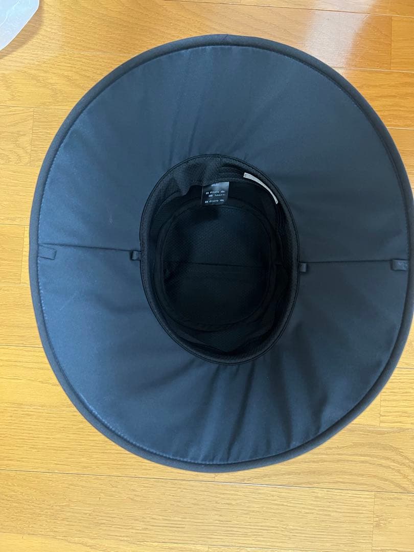 サンバリア100 ウィンドハット ブラック 黒 M 帽子