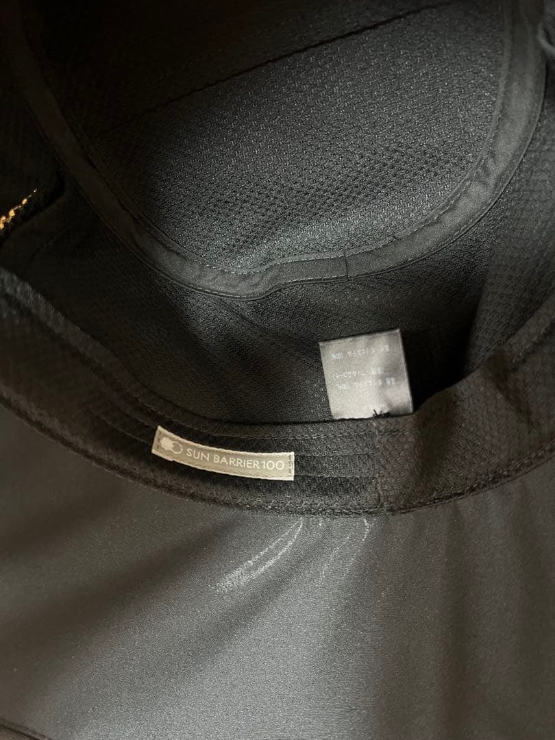 サンバリア100 ウィンドハット ブラック 黒 M 帽子