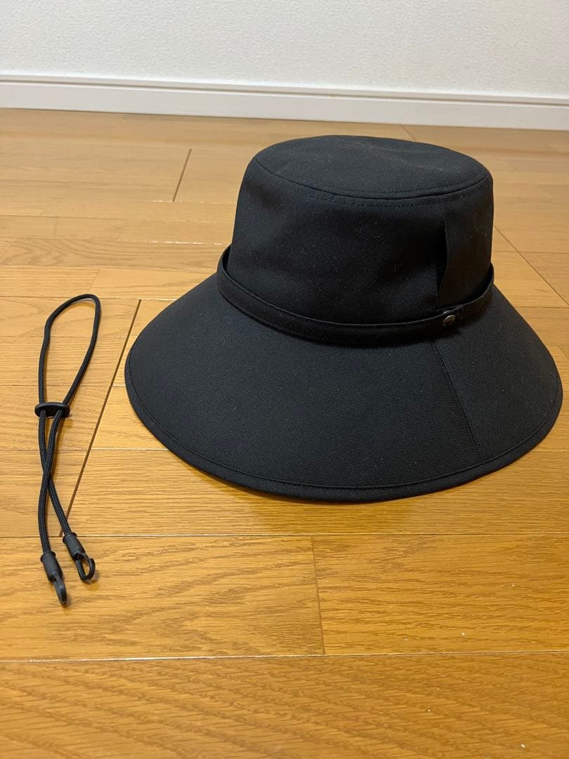 サンバリア100 ウィンドハット ブラック 黒 M 帽子