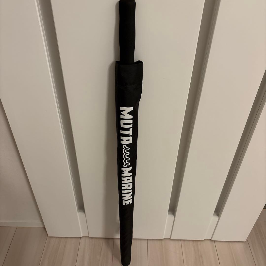 なお　MUTA 日雨兼用傘（日傘、雨傘） ブラック/ホワイト