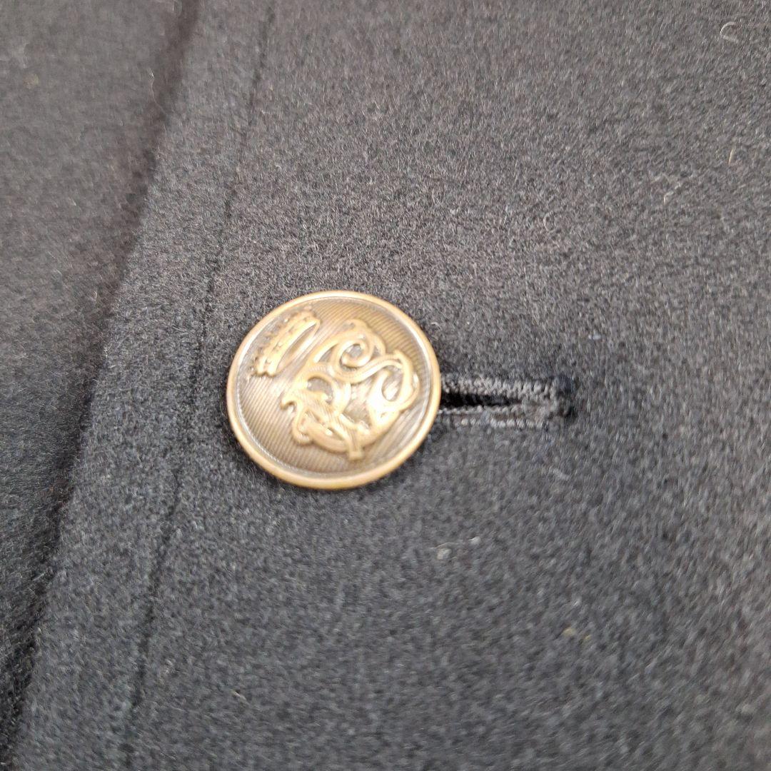 高級ライン✨Paul Smithコレクション　ウールコート　金ボタン　黒　L