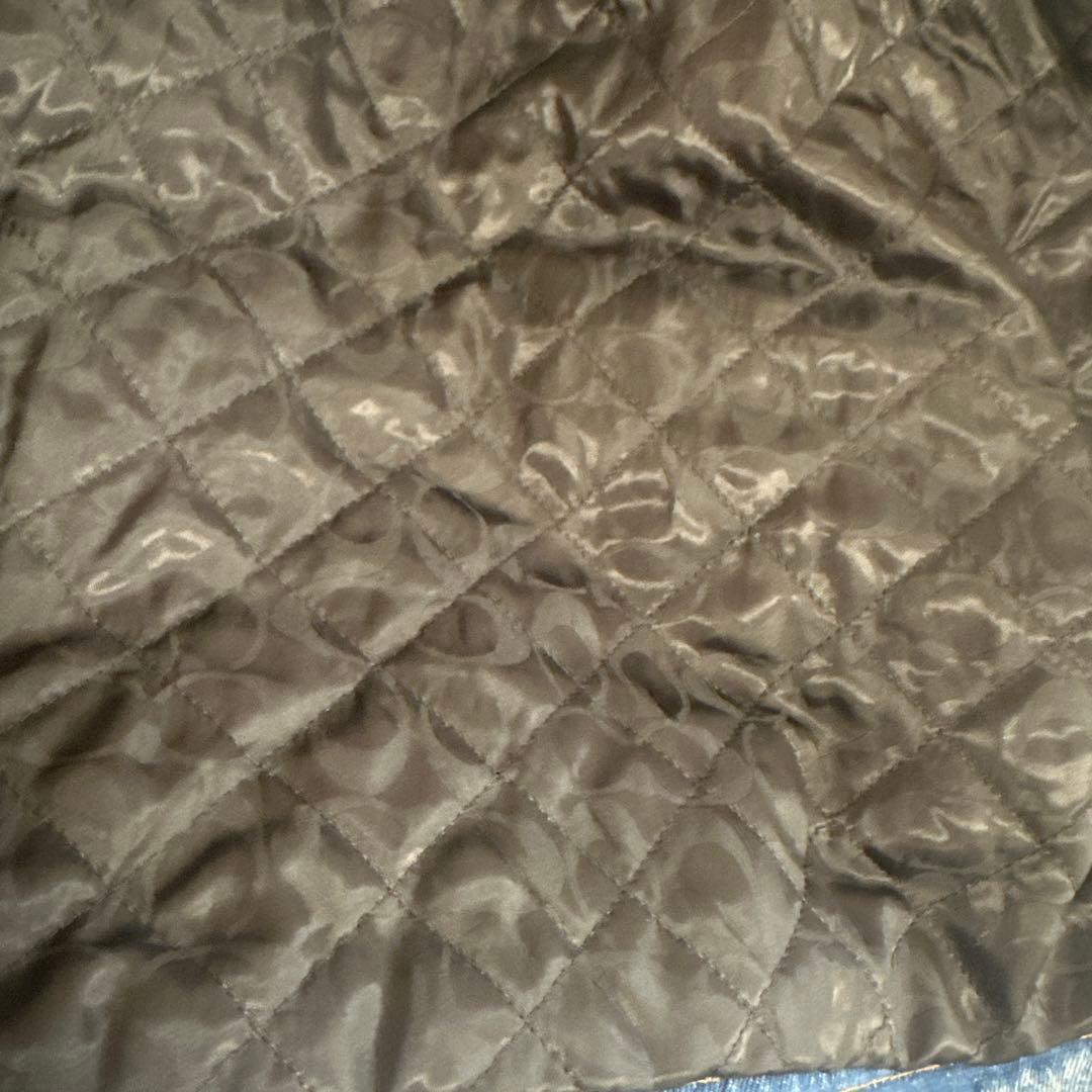 COACH ボア襟付きデニムジャケット