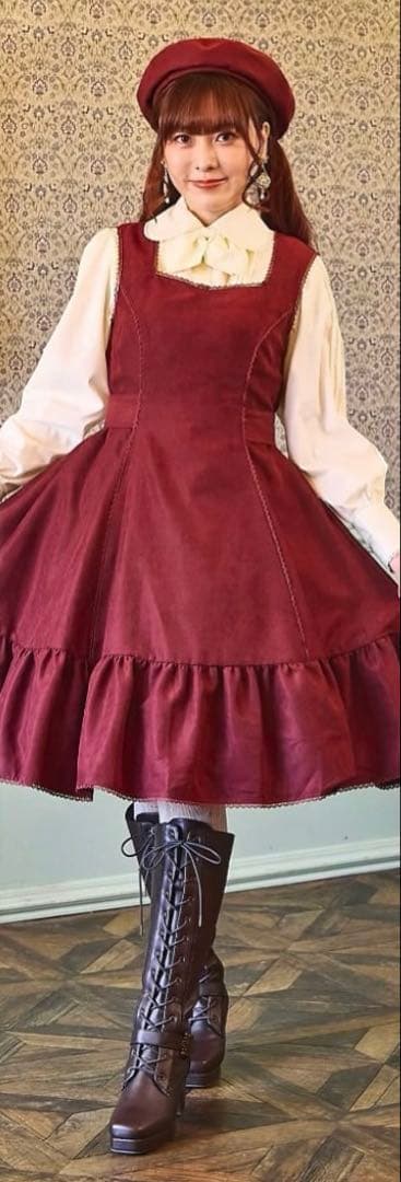 ☆ しまむら　くる実　ノエルドメモワール　ジャンパースカート　4L☆