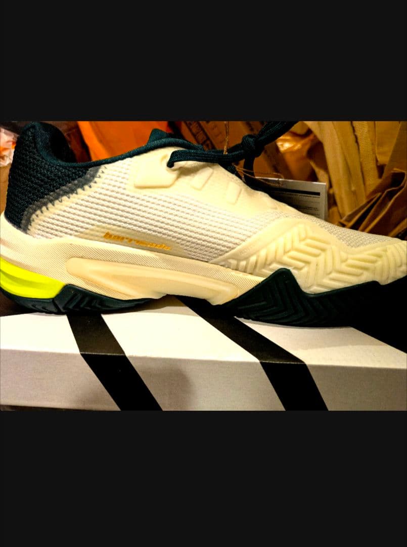 adidas バリケード13 27cm JH5129 テニス オフホワイト【新品