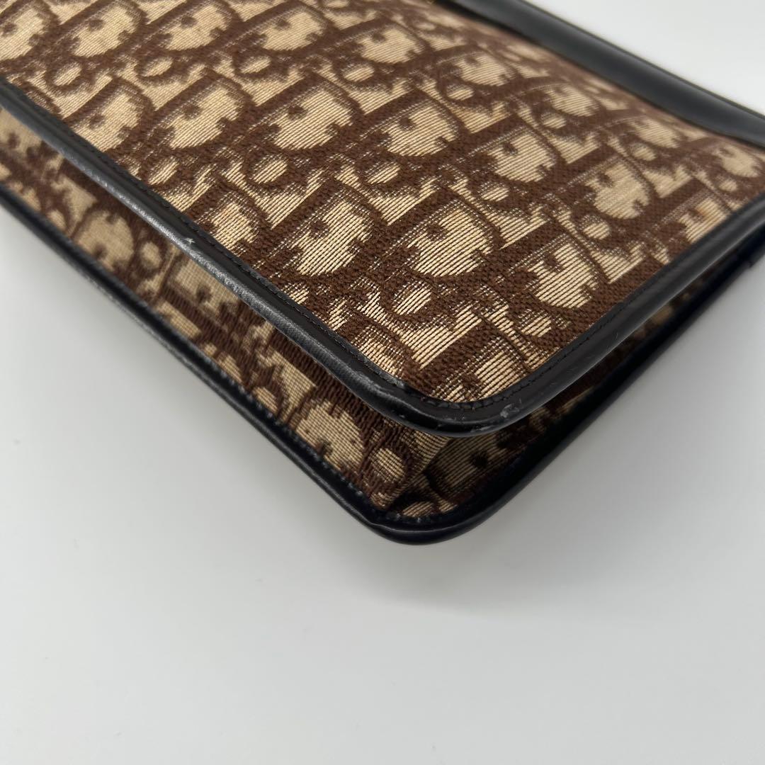 美品✨クリスチャンディオール トロッター ゴールド金具 クラッチバッグ