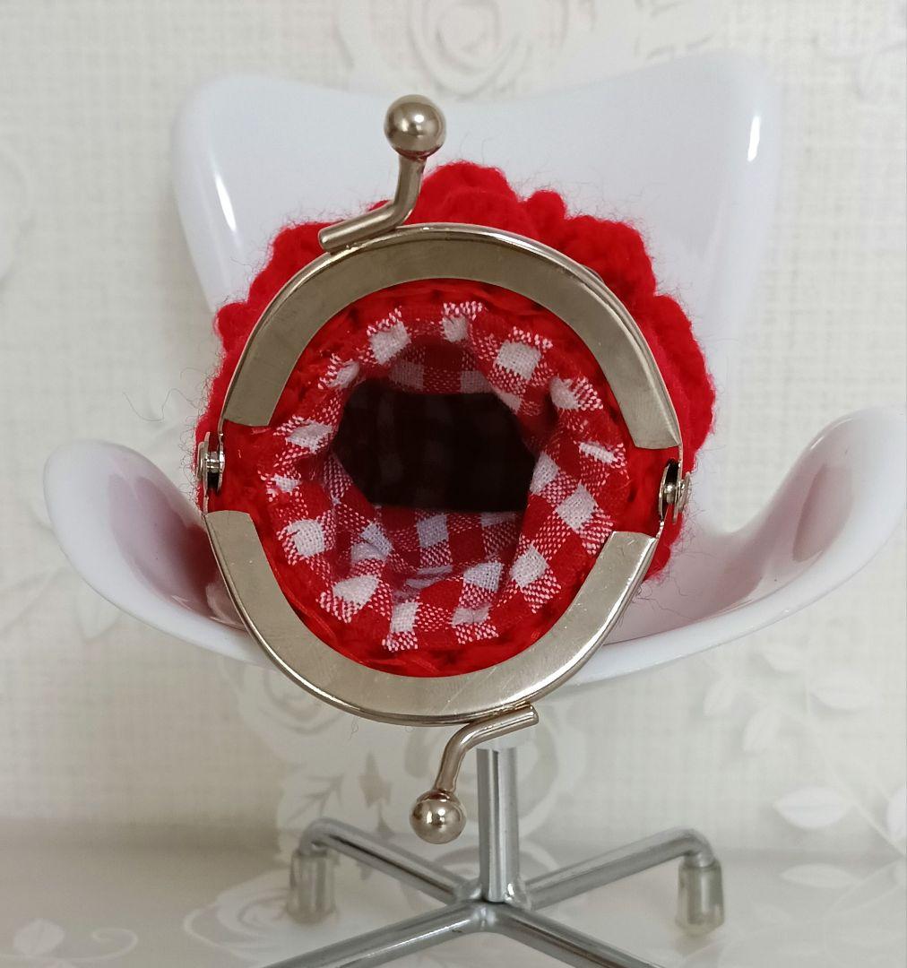 ＊ハンドメイド＊手編み がま口 あみぐるみ タコさんカエルさんリスさんポーチ♡