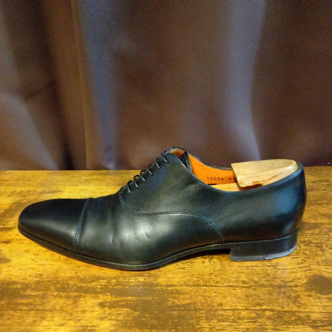 Santoni サントーニ ストレートチップ ブラック