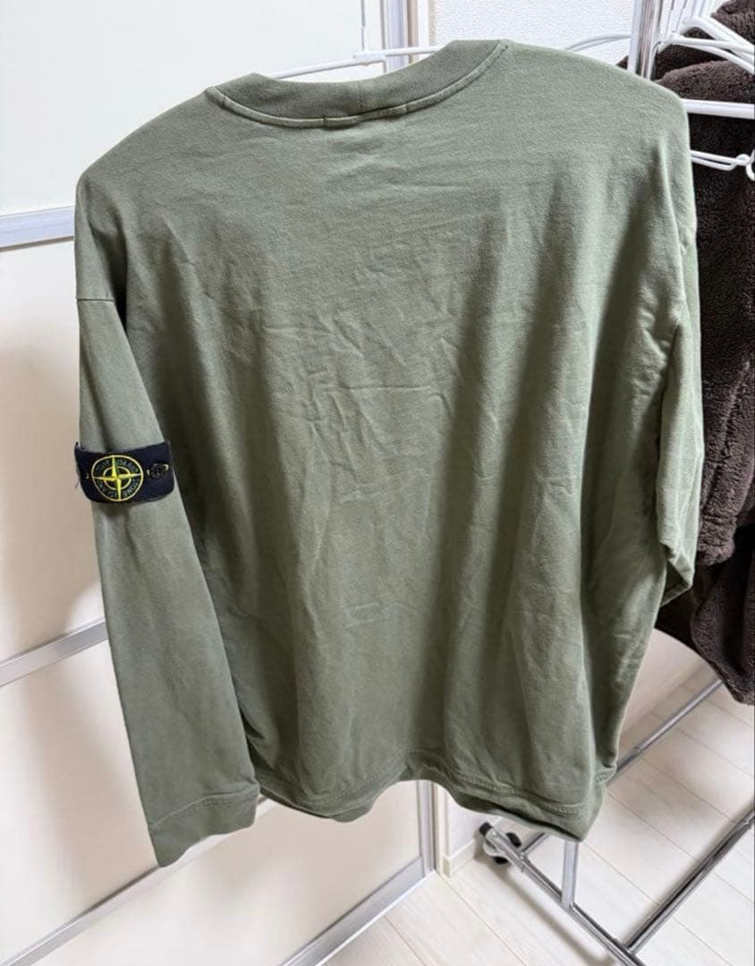 STONE  オリーブ 長袖カットソー