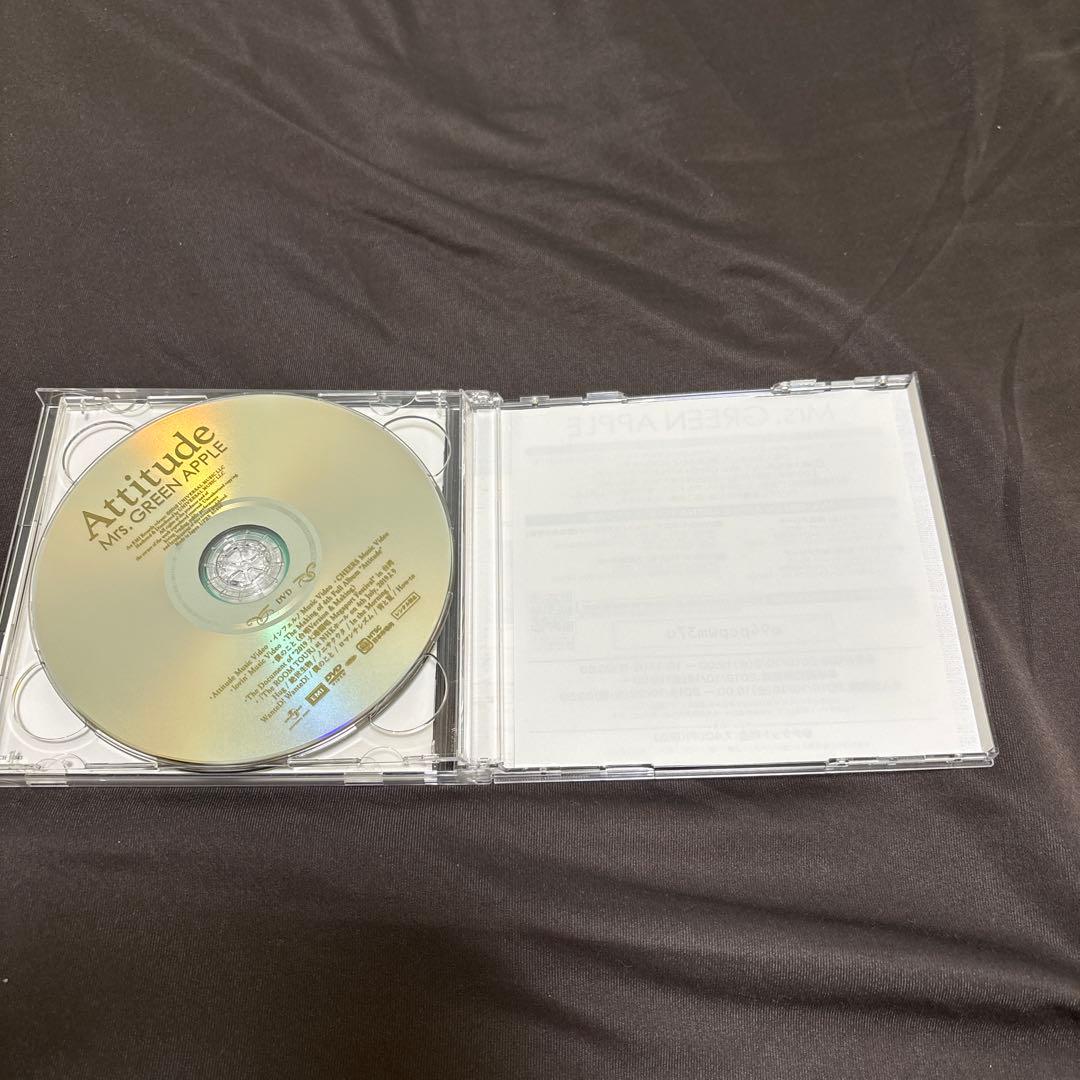 Mrs. GREEN APPLE Attitude 初回限定盤 DVD