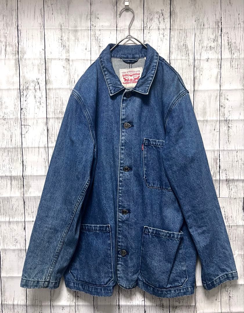 ☆美中古・良色☆リーバイス カバーオール サイズ：ＸＬ　ジージャン LEVI’S
