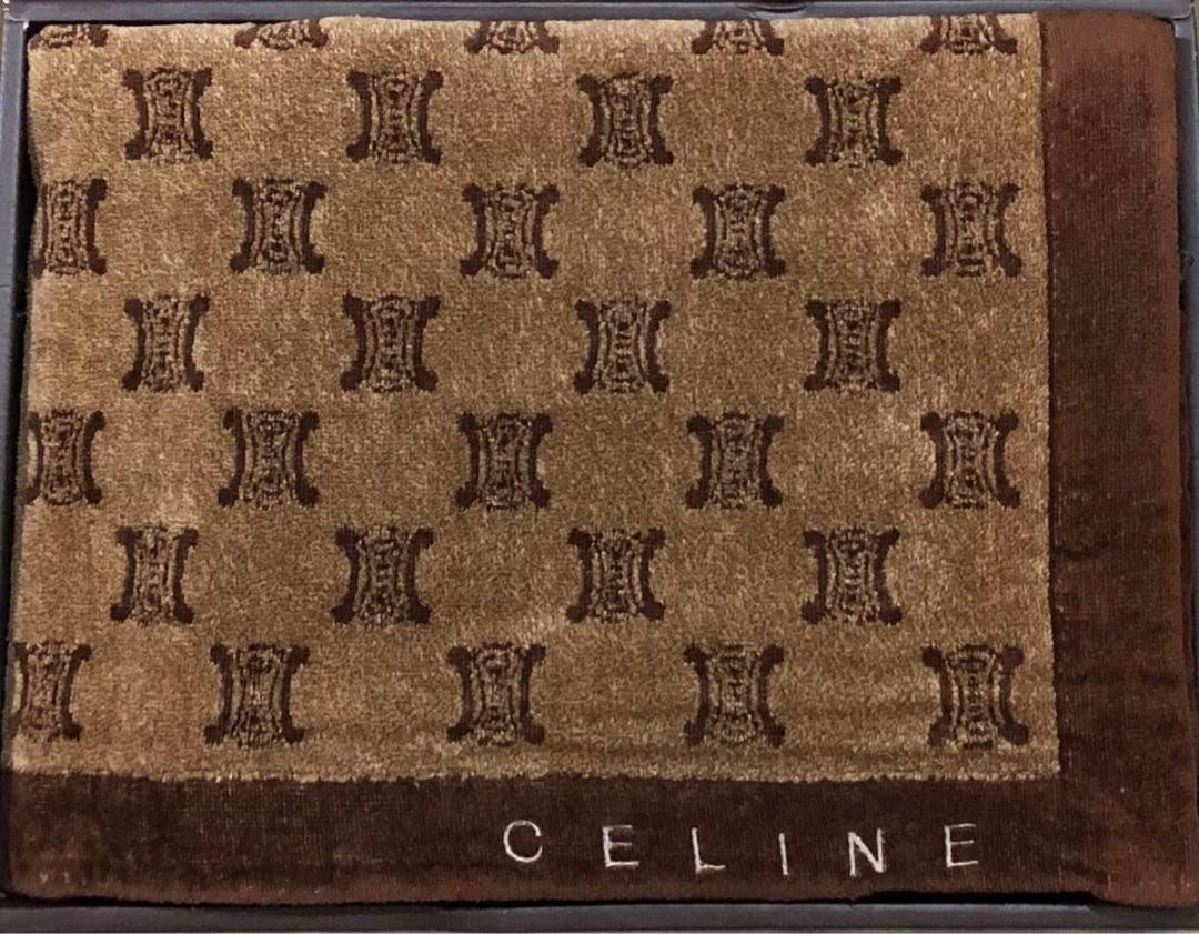 CELINE セリーヌハーフケット　タオルケット　ブランケット　ひざ掛け